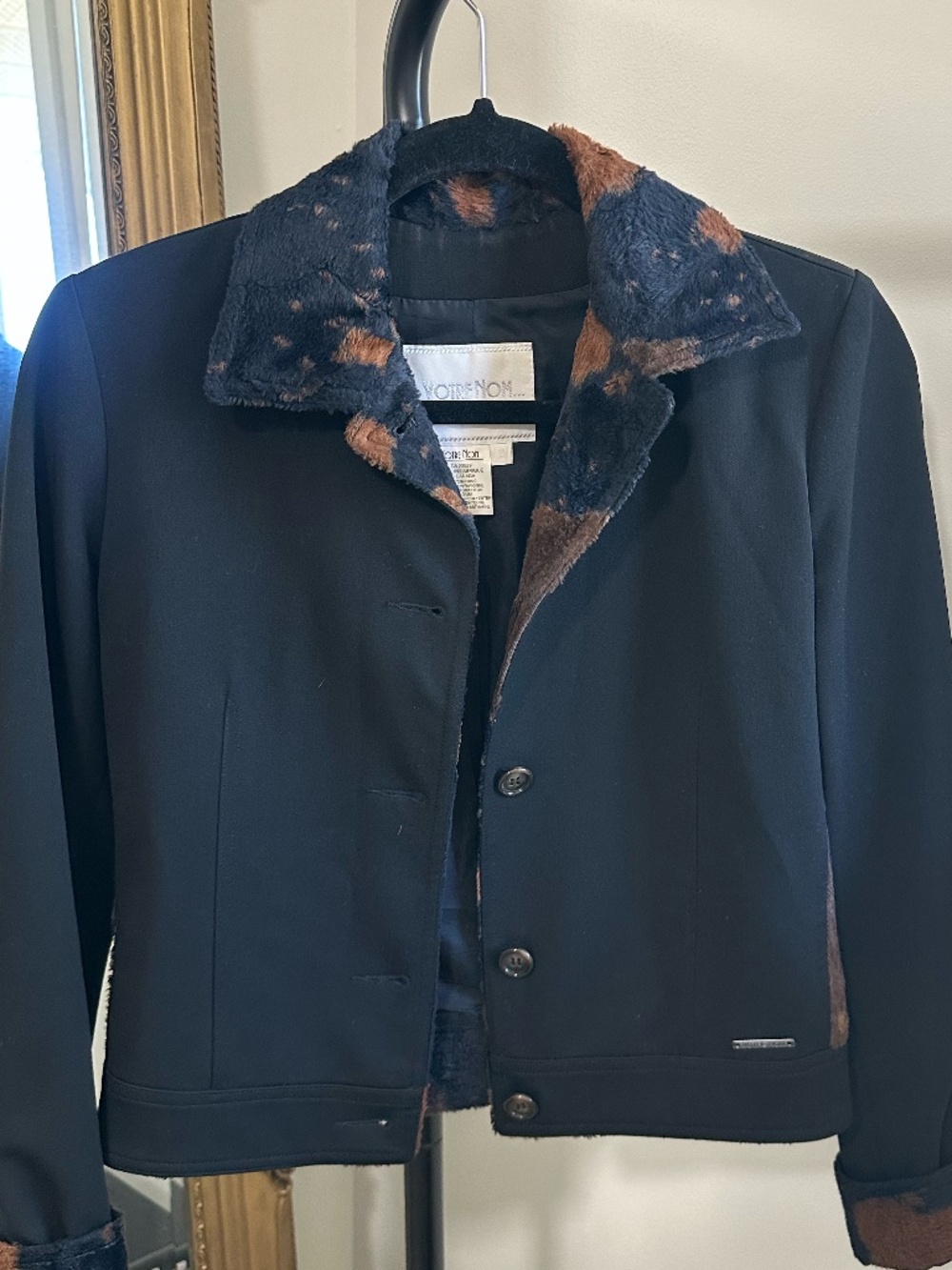 Cow Print Vintage Jacket
